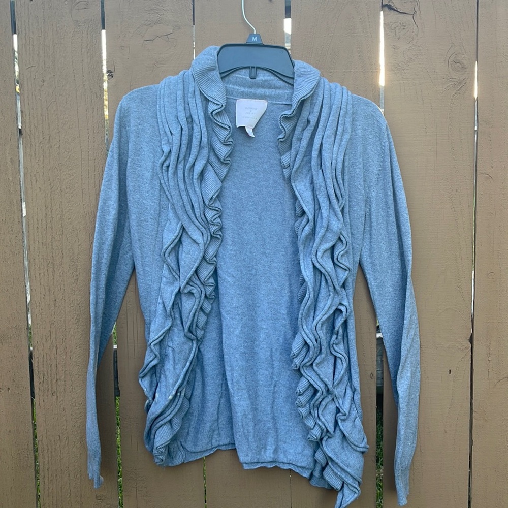 GREY SWEATER CARDIGAN!
